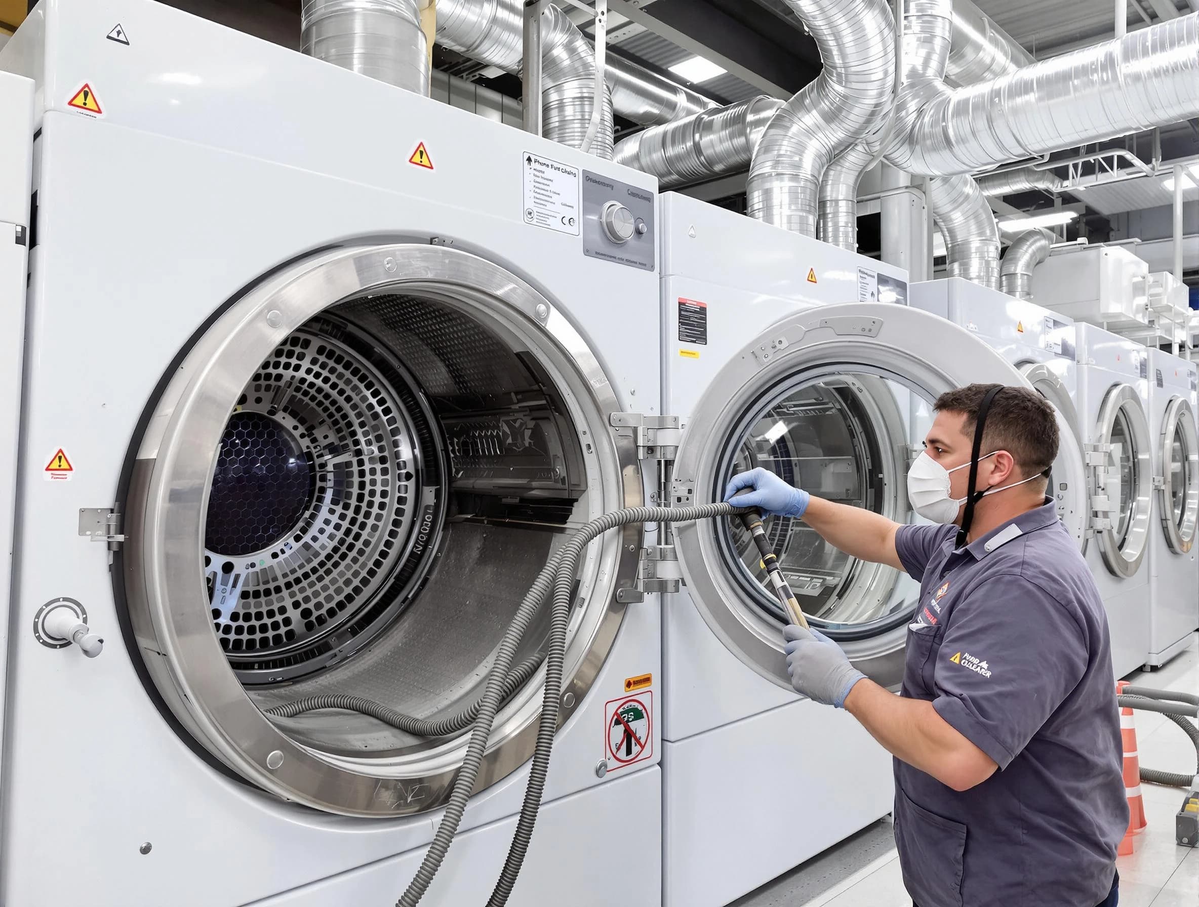 Industrial-grade dryer vent cleaning by Midfield Dryer Vent Cleaning in Midfield