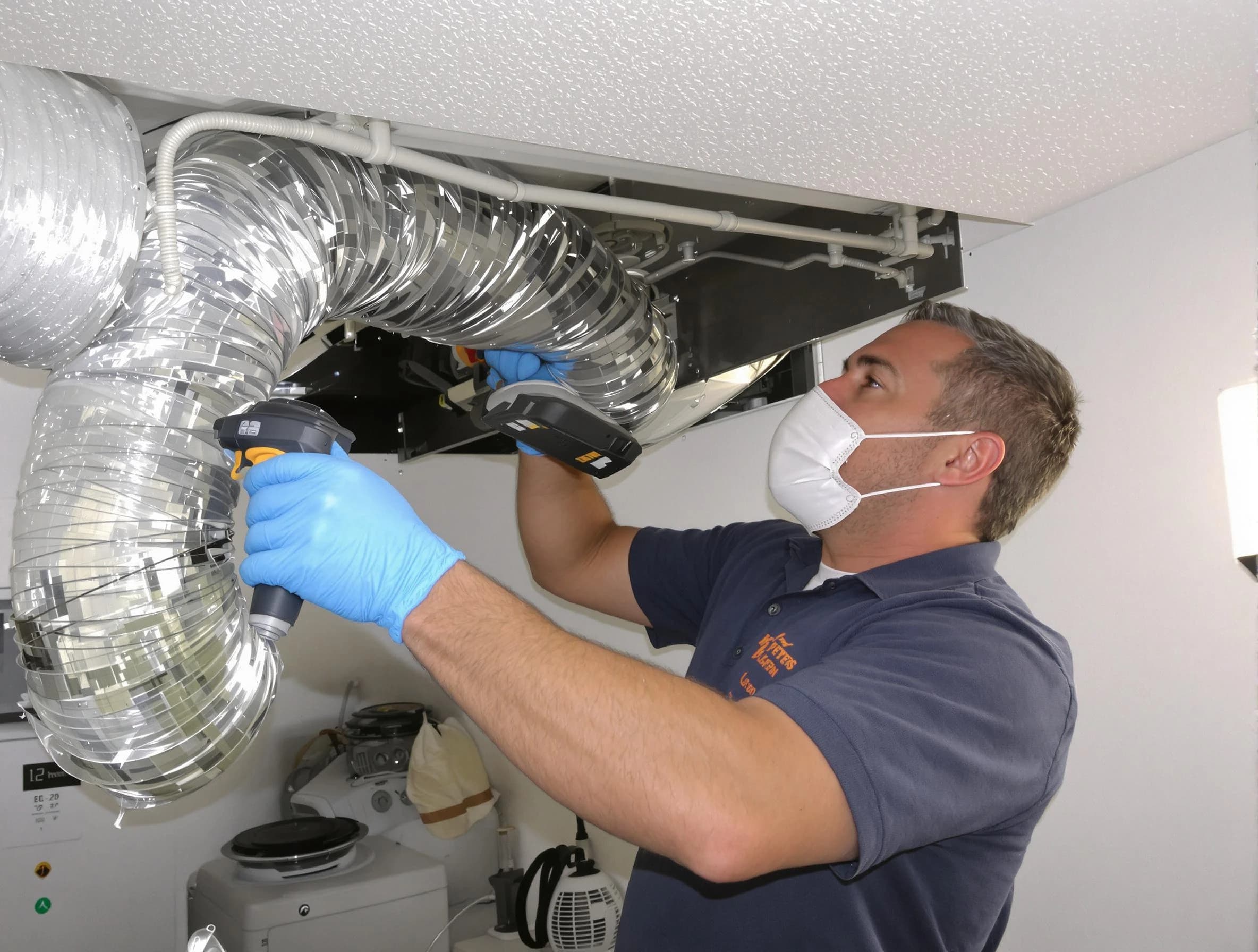 Midfield Dryer Vent Cleaning professional performing thorough residential dryer vent cleaning in Midfield