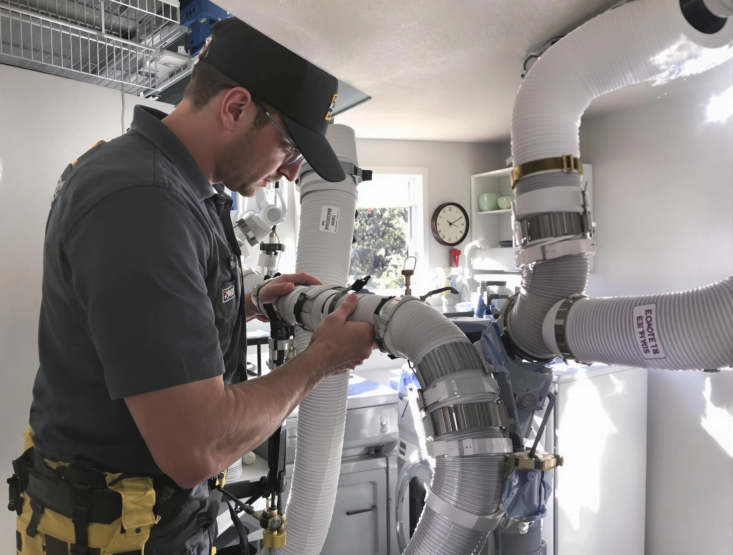 Dryer Vent Hose Installation in Midfield