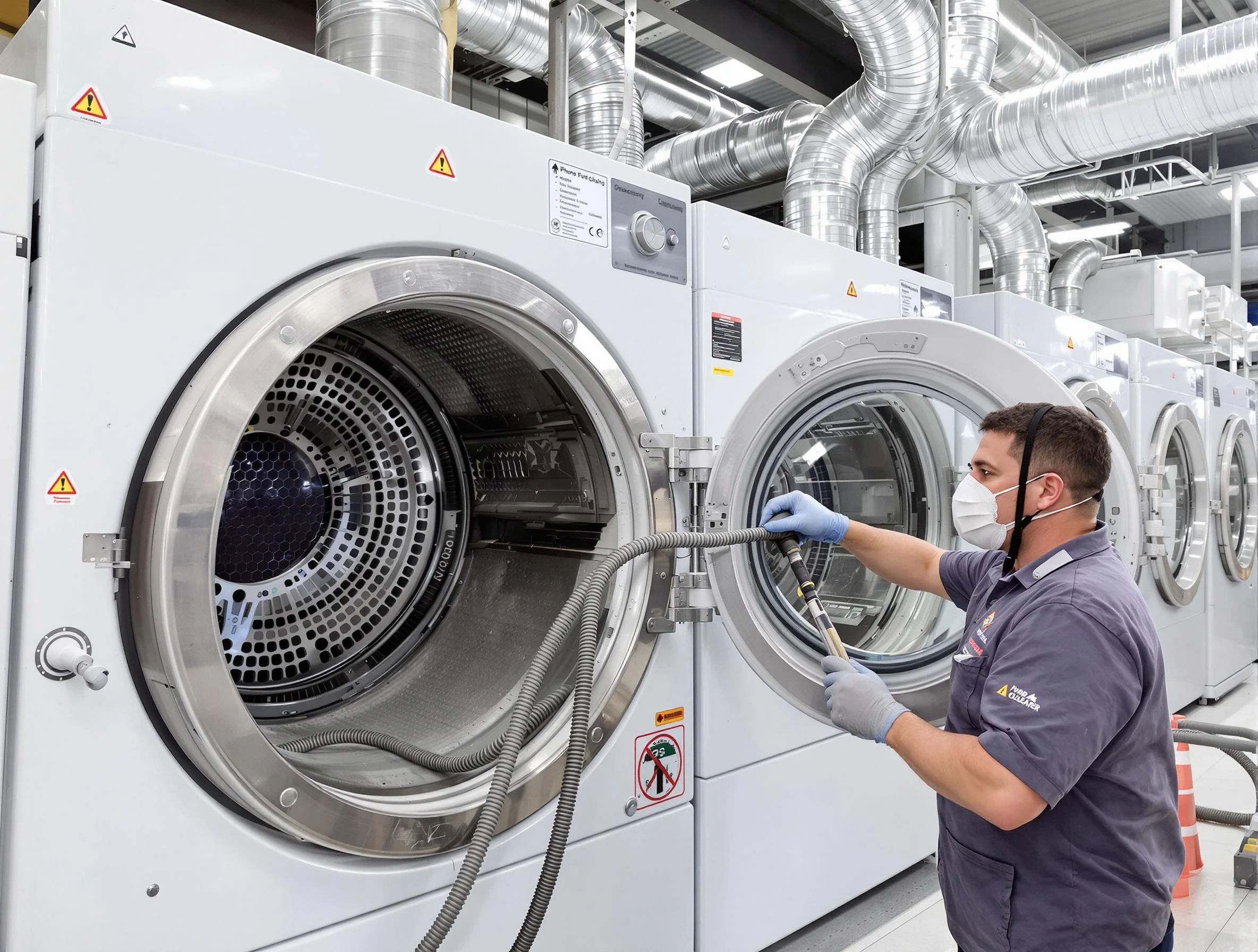 Industrial-grade dryer vent cleaning by Midfield Dryer Vent Cleaning in Midfield